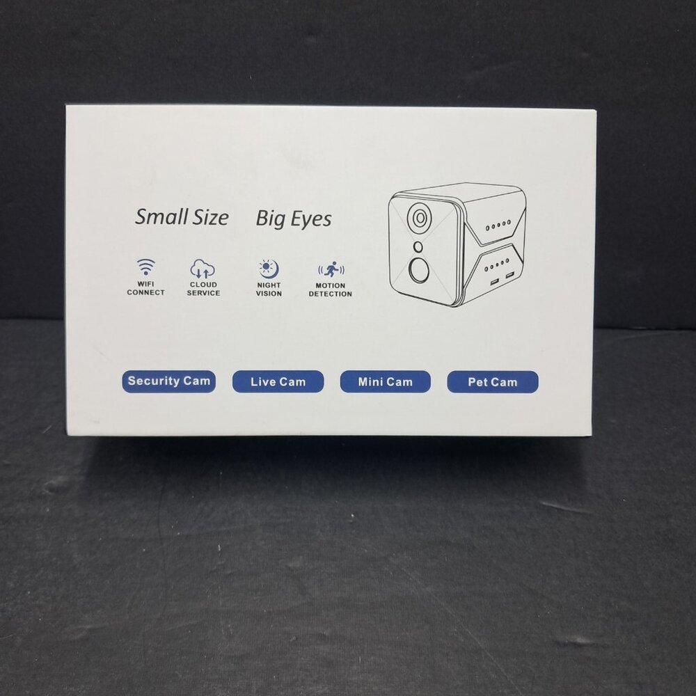 Javis Cam Small Size Big Eyes Camera Portable and Wireless NEW/OPEN BOX